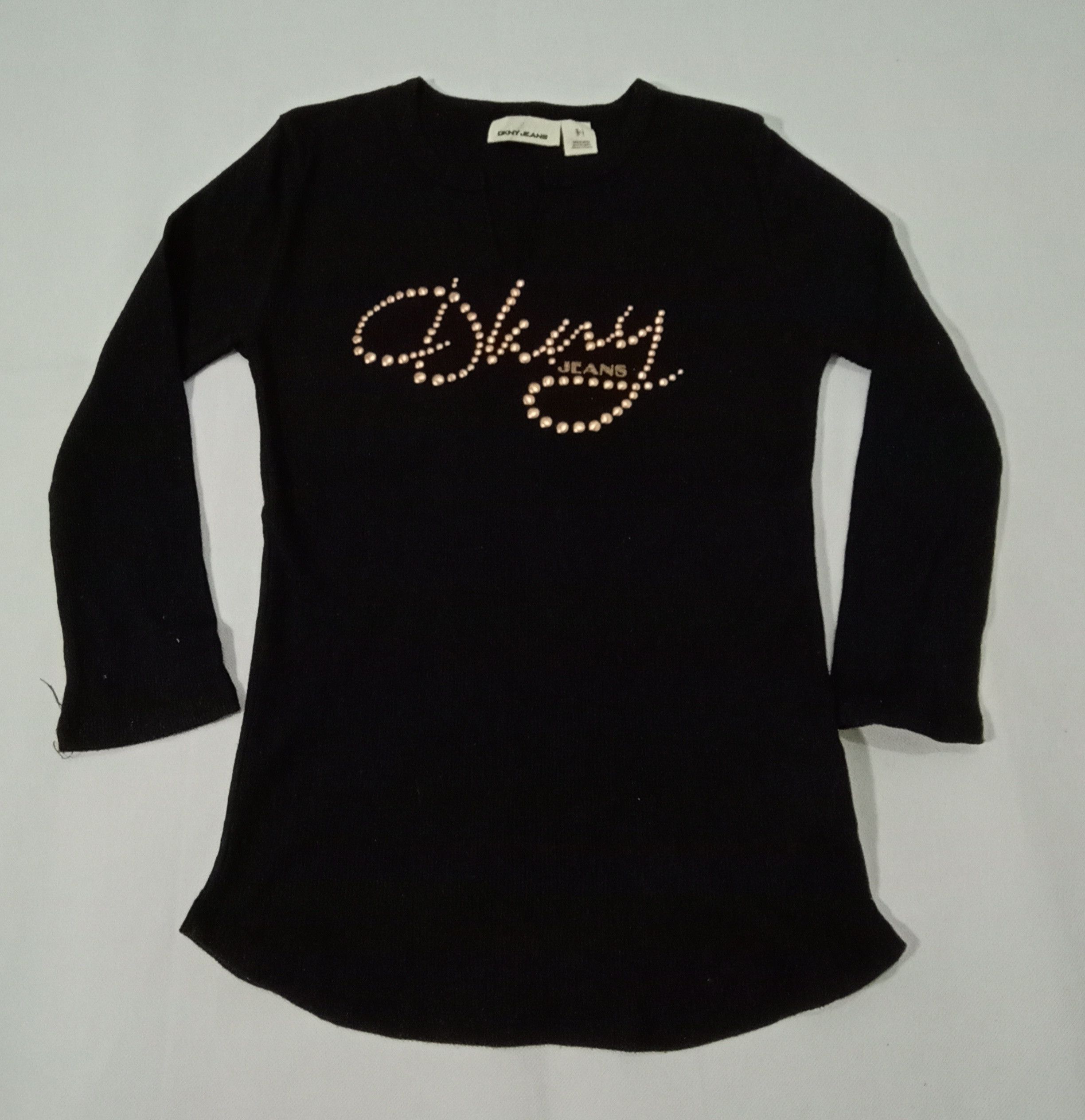 DKNY × Vintage DKNY Jeans Made In Canada Tee Stretchable Size XXS / US 00 / IT 34 - 1 Thumbnail