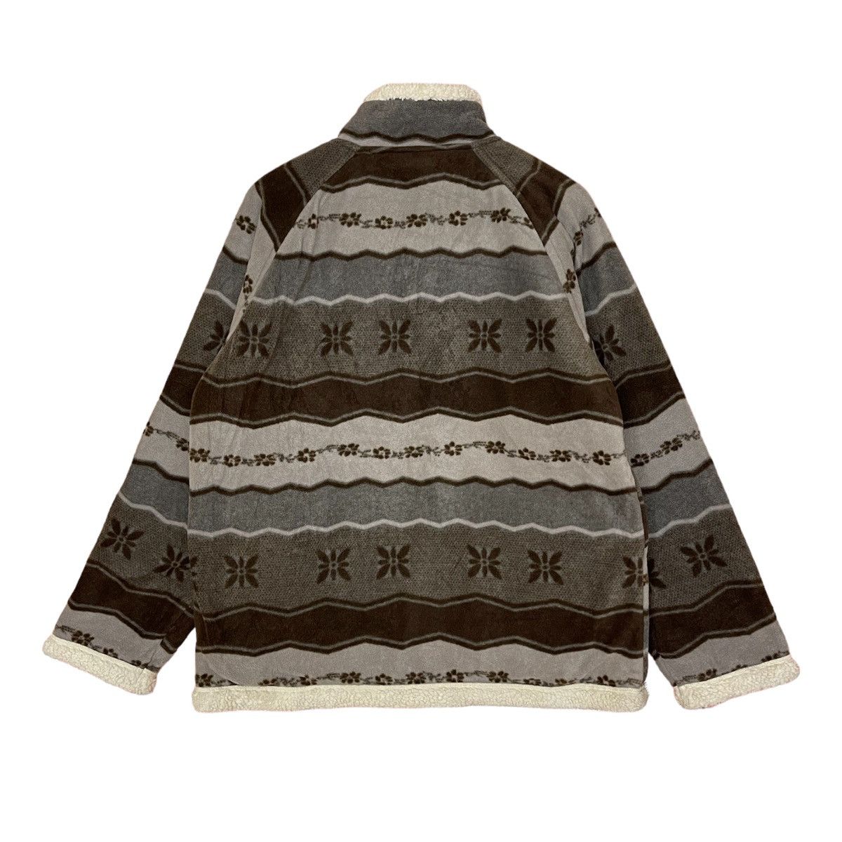 Vintage Vintage Piko Printed fleece jacket sherpa jacket winter Size US M / EU 48-50 / 2 - 2 Thumbnail