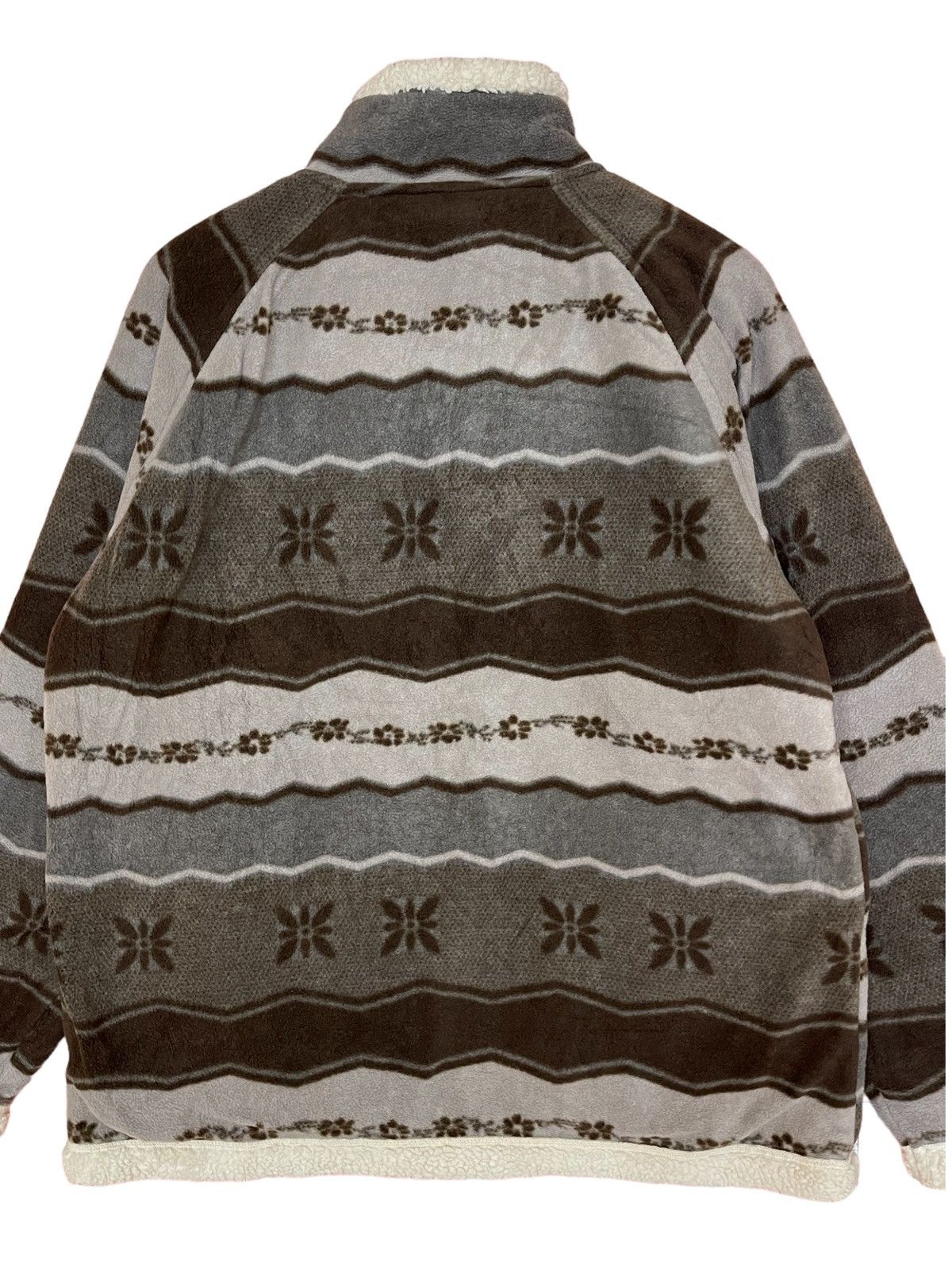 Vintage Vintage Piko Printed fleece jacket sherpa jacket winter Size US M / EU 48-50 / 2 - 6 Thumbnail