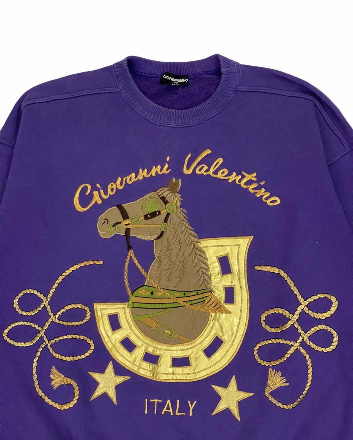 Valentino Vintage Giovanni Valentino Italy Sweatshirt streetwear Size US L / EU 52-54 / 3 - 3 Thumbnail