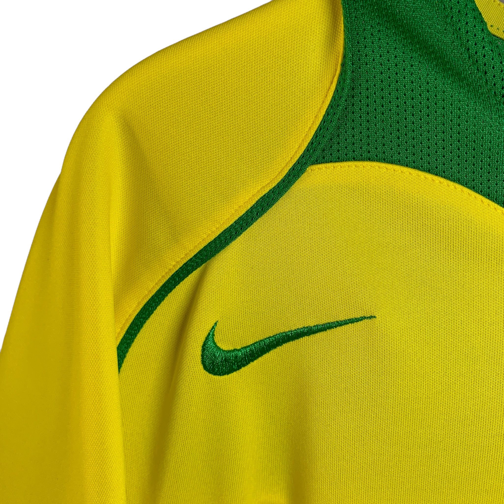Nike Nike Ronaldinho Brasil football jersey tshirt home 2004/06 Size US XL / EU 56 / 4 - 8 Thumbnail