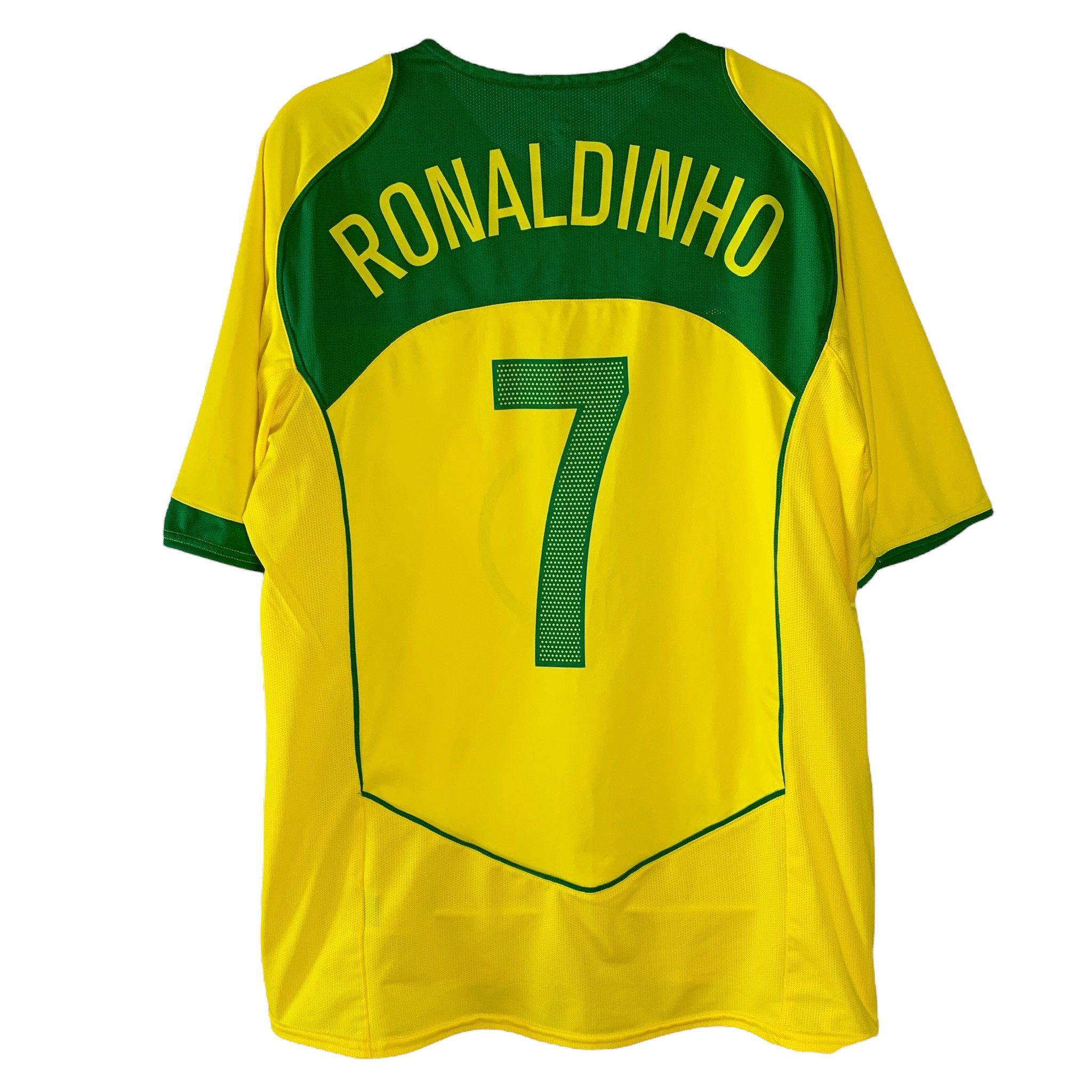 Nike Nike Ronaldinho Brasil football jersey tshirt home 2004/06 Size US XL / EU 56 / 4 - 2 Thumbnail