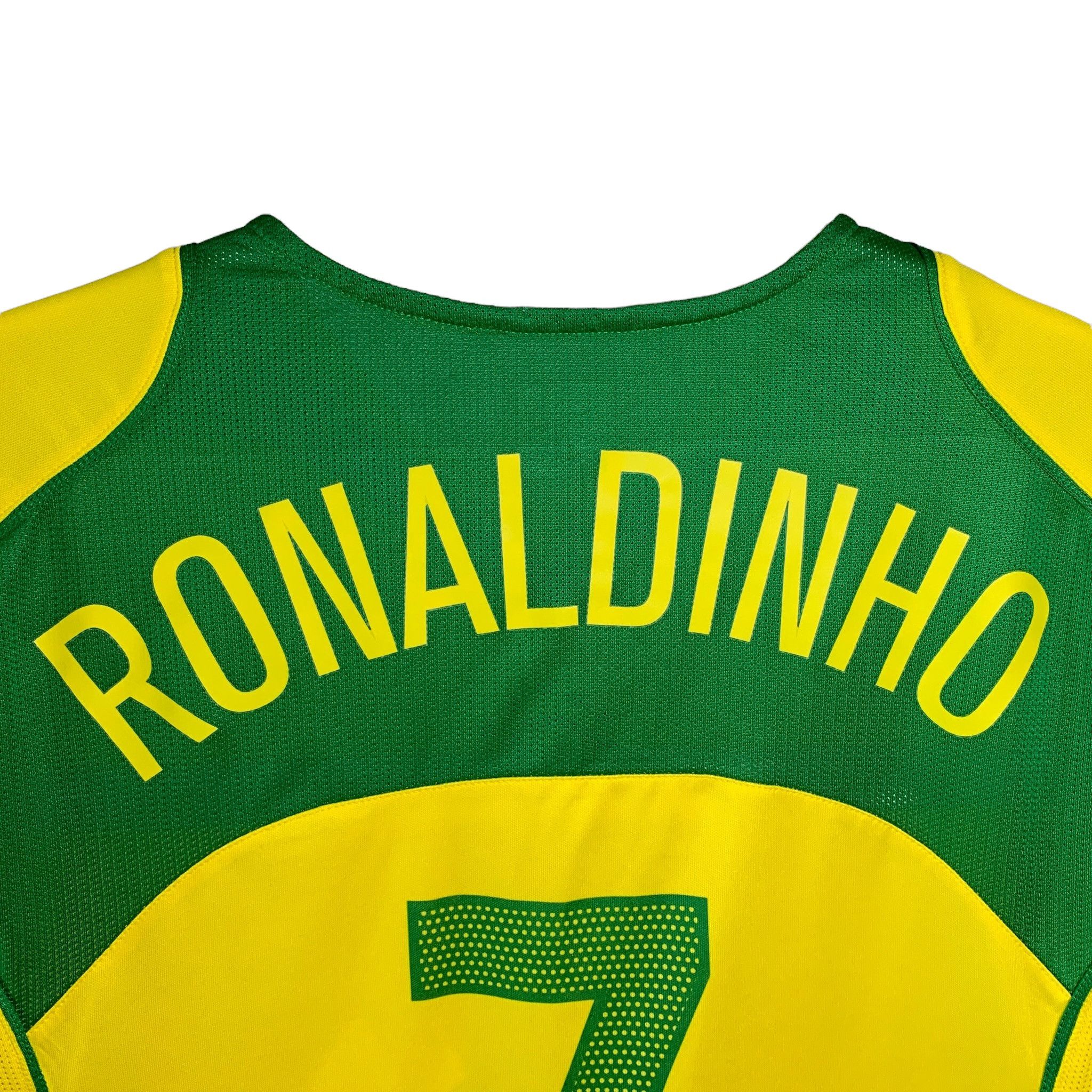 Nike Nike Ronaldinho Brasil football jersey tshirt home 2004/06 Size US XL / EU 56 / 4 - 5 Thumbnail