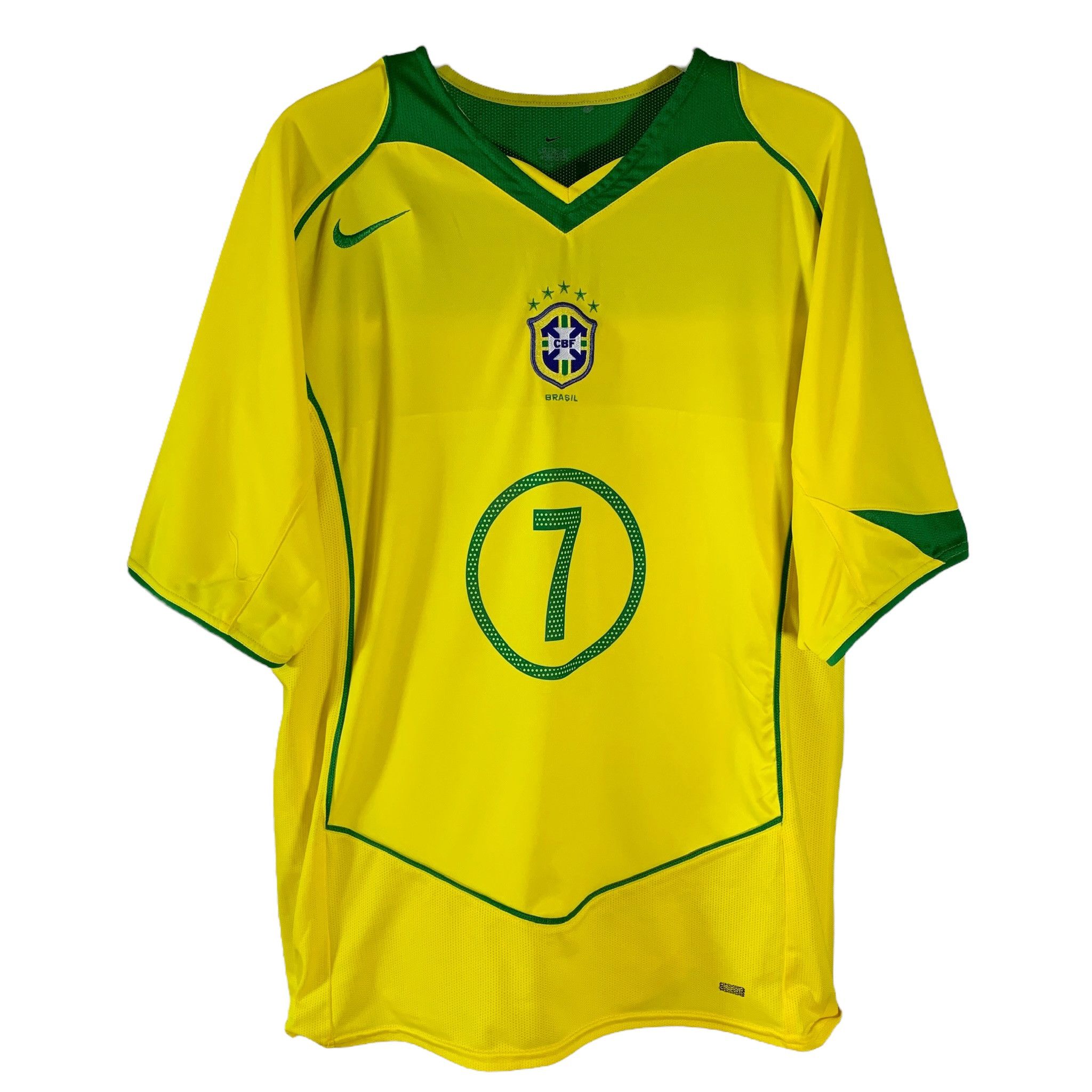 Nike Nike Ronaldinho Brasil football jersey tshirt home 2004/06 Size US XL / EU 56 / 4 - 3 Thumbnail