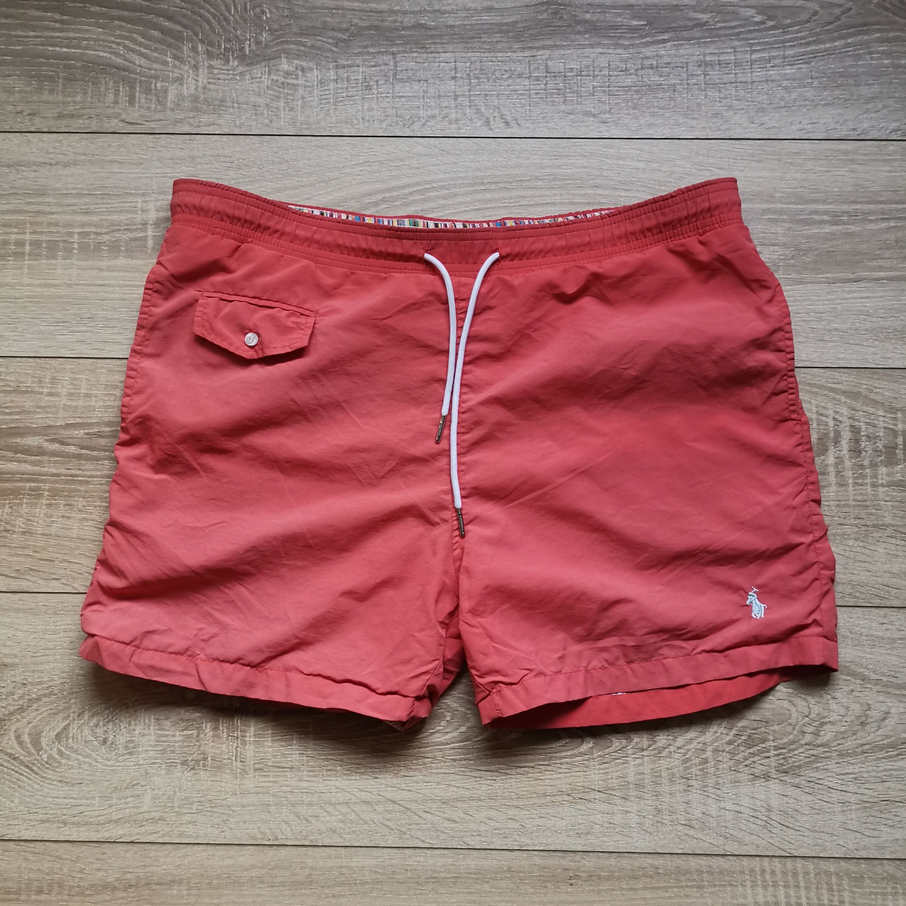 Polo Ralph Lauren × Vintage Polo Ralph Lauren exclusive of decoration red shorts Size US 36 / EU 52 - 1 Thumbnail