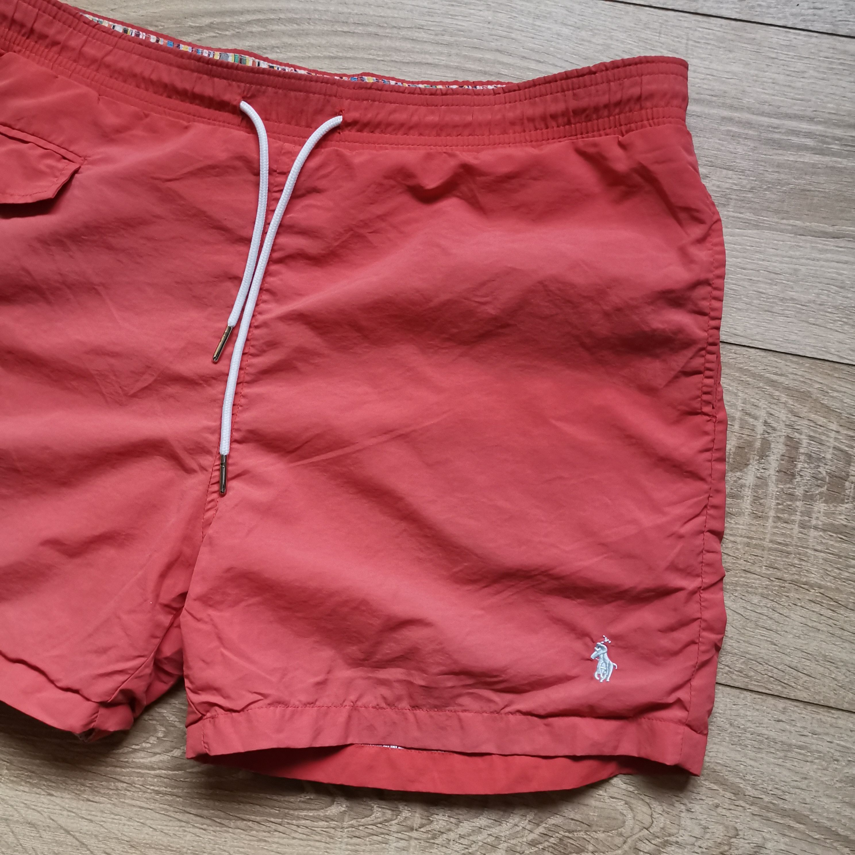 Polo Ralph Lauren × Vintage Polo Ralph Lauren exclusive of decoration red shorts Size US 36 / EU 52 - 4 Thumbnail