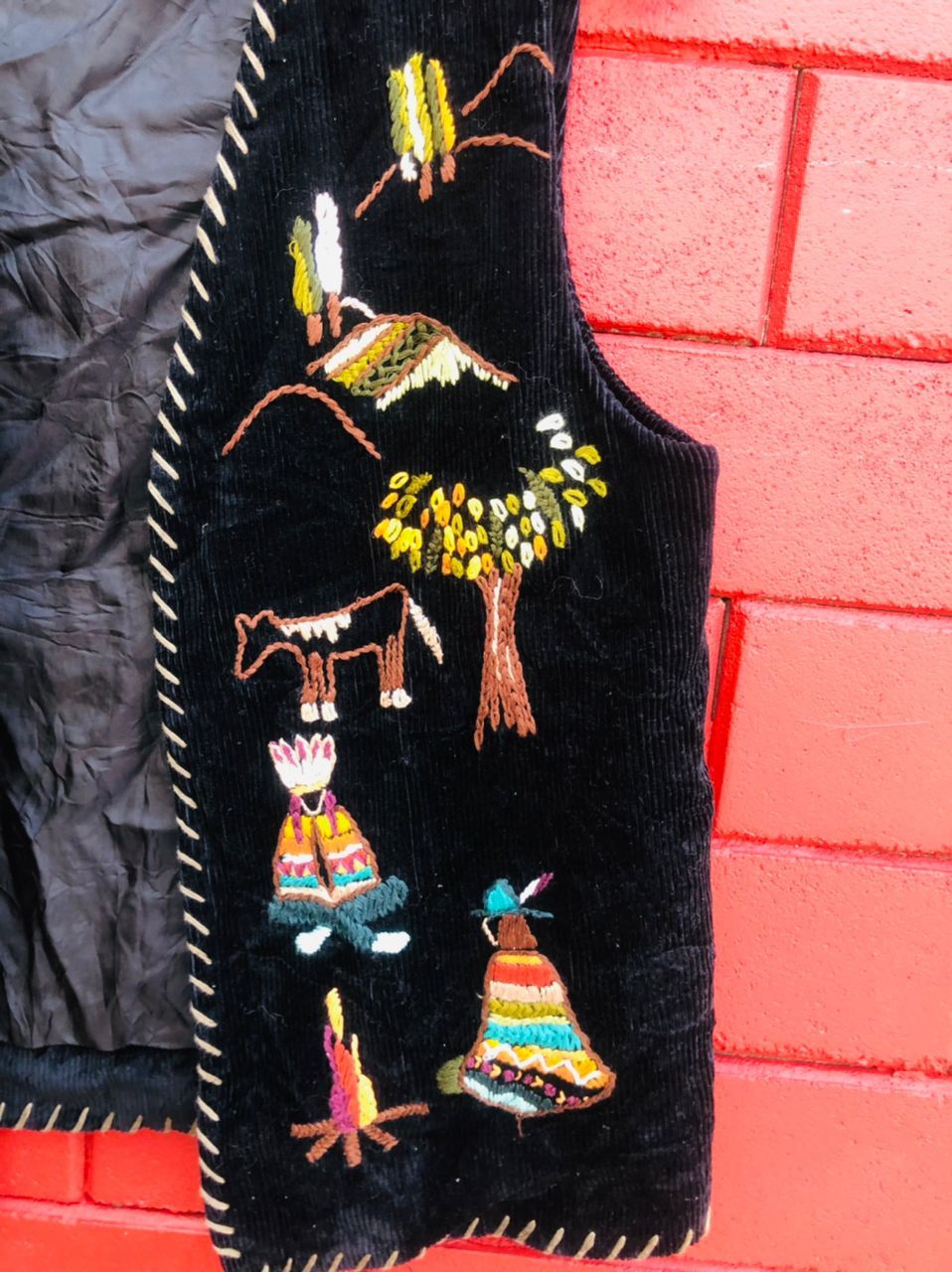Japanese Brand × Vintage Vintage Indian Japanese Designer Embroidered Vest Size US M / EU 48-50 / 2 - 4 Thumbnail