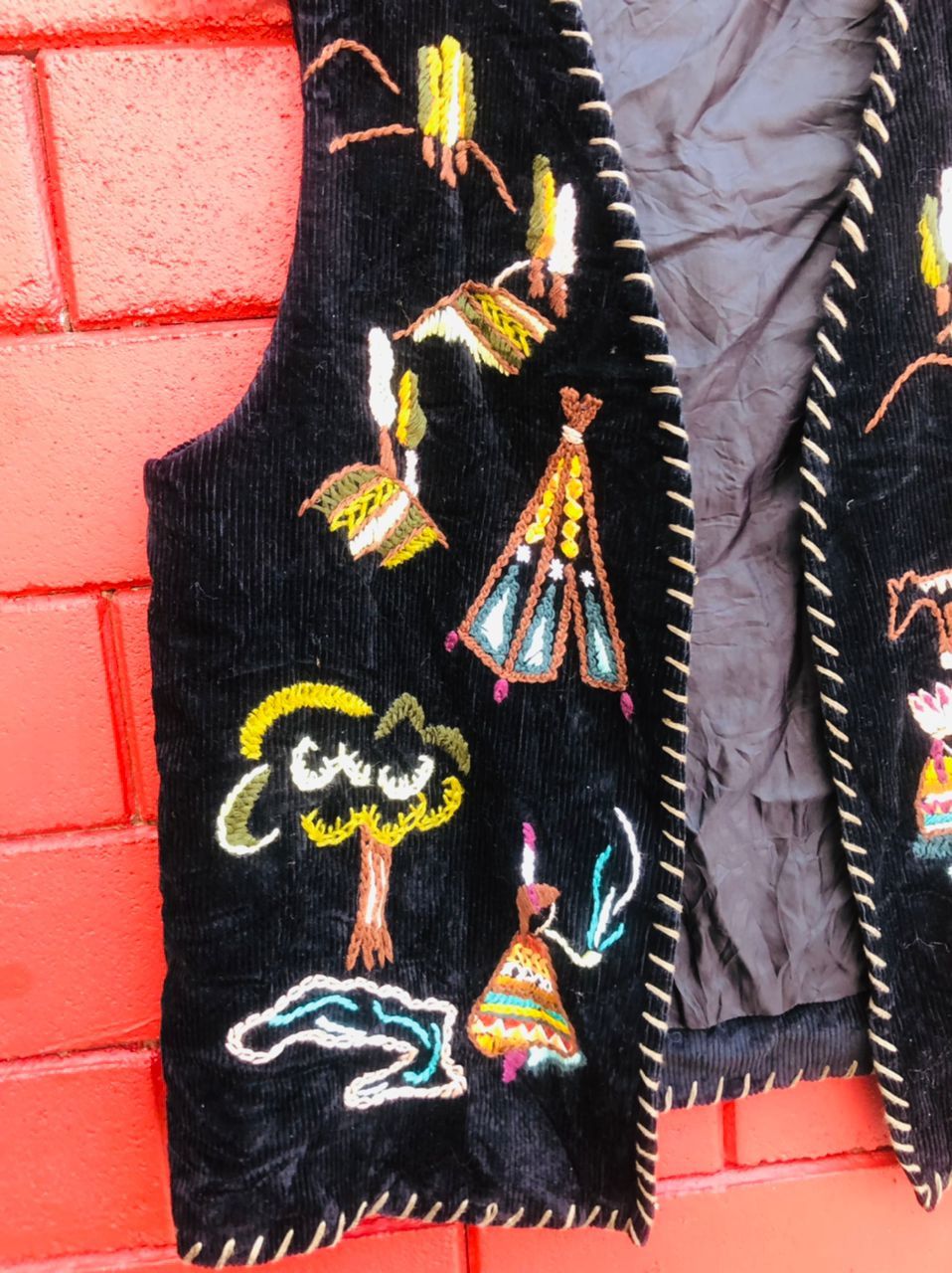 Japanese Brand × Vintage Vintage Indian Japanese Designer Embroidered Vest Size US M / EU 48-50 / 2 - 3 Thumbnail