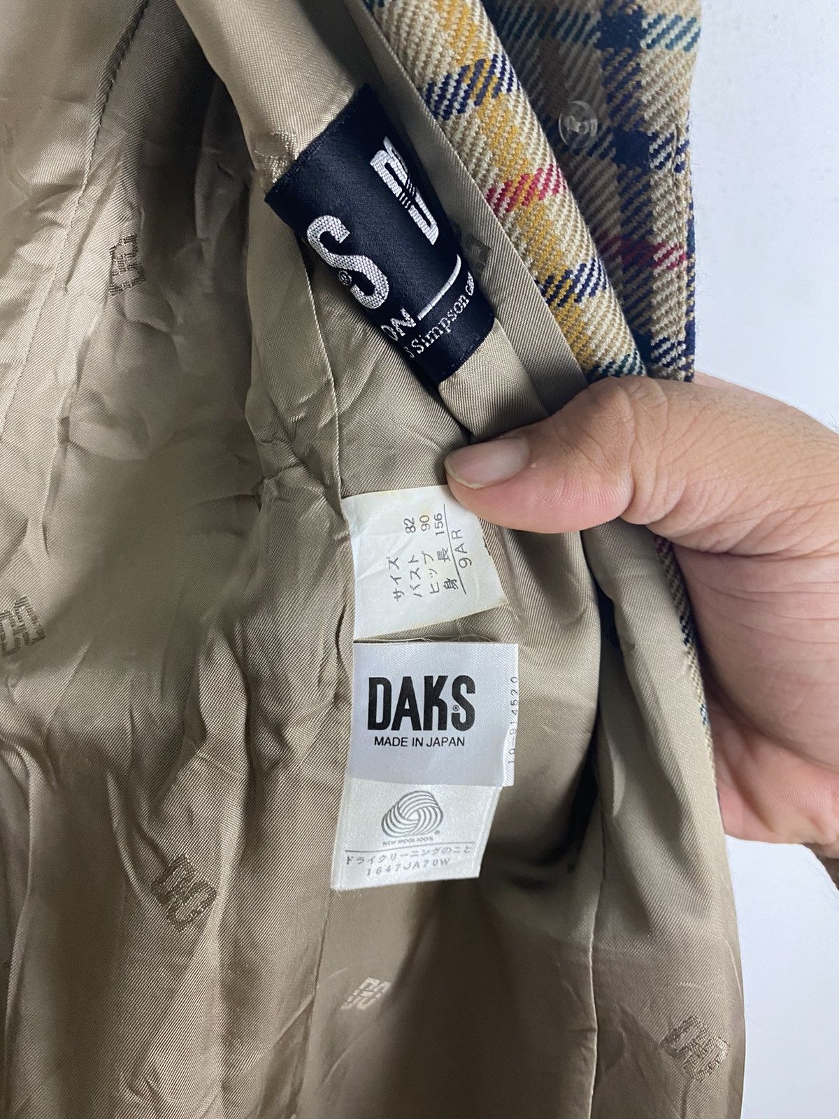 DAKS × Designer × Japanese Brand FULL BUTTON WITH 3 POCKET BUTTOM CASUAL JACKET Size US M / EU 48-50 / 2 - 9 Thumbnail