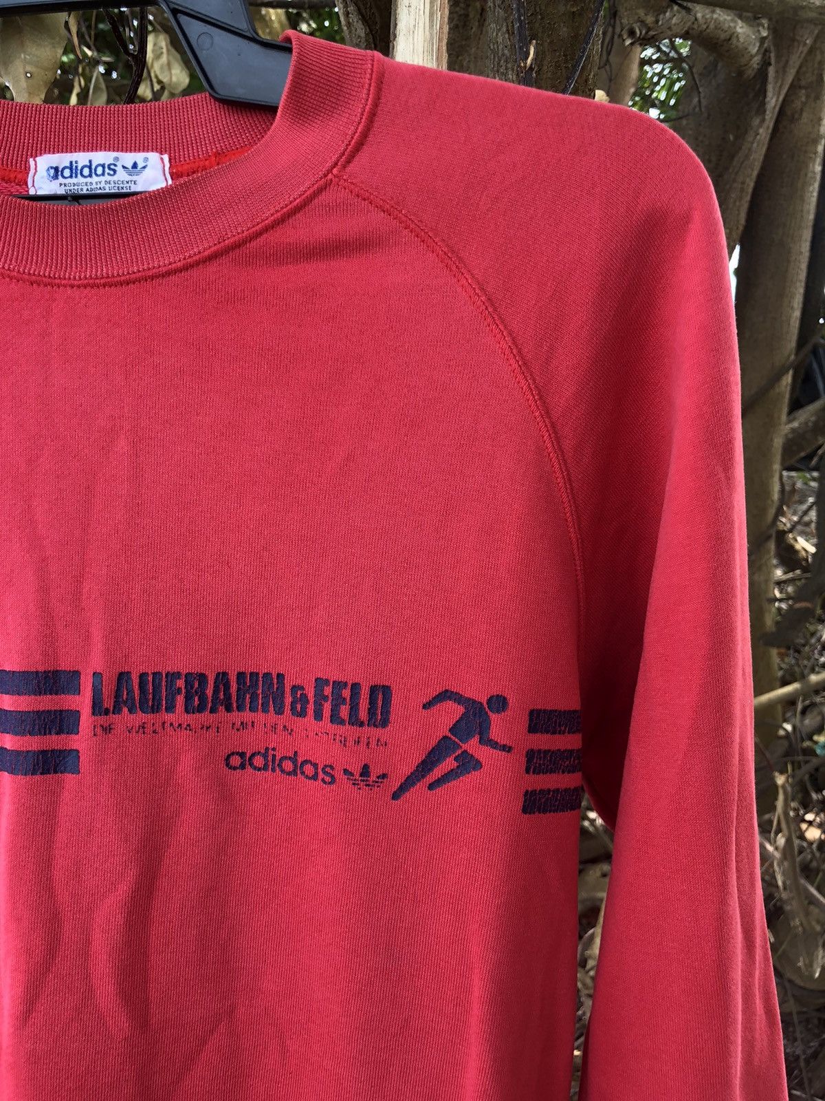 Adidas × Descente × Vintage VINTAGE Adidas Laufbahn & Feld Descente Under Adidas License Size US L / EU 52-54 / 3 - 2 Thumbnail