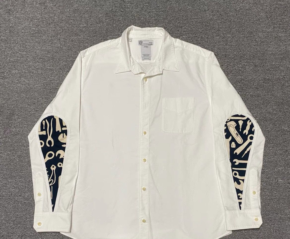 image of Visvim 15Ss Wrench Albacore Shirt in White, Men's (Size XL)