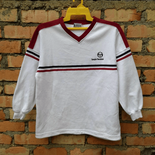 Sergio Tacchini × Vintage Vintage Sergio Tacchini Sweatshirt M Size Rare Size US M / EU 48-50 / 2 - 1 Thumbnail