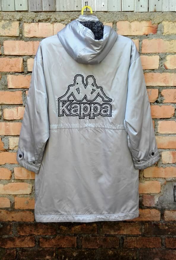 image of Kappa Sportswear Parka Hooded in Grey, Men's (Size Large)