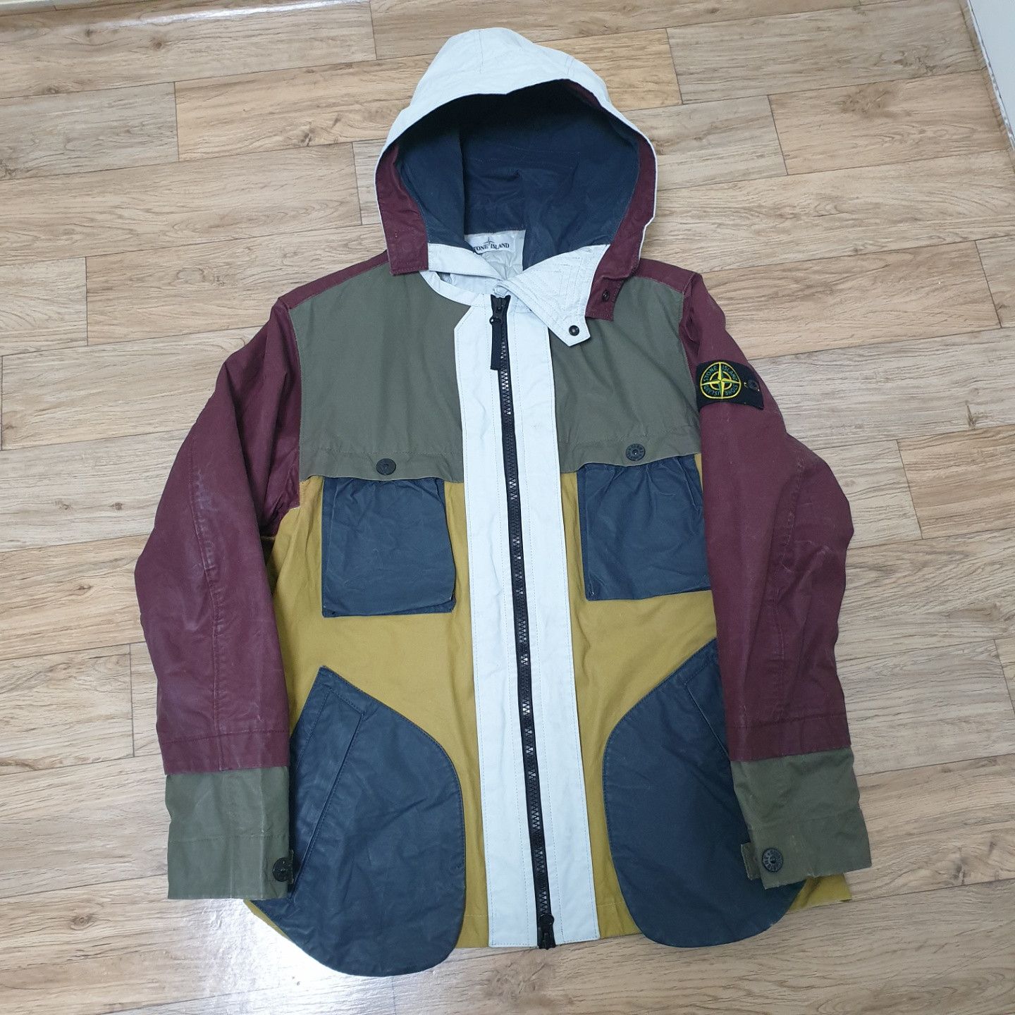 Stone Island STONE ISLAND Tela Placcata Bicolore jacket | Grailed