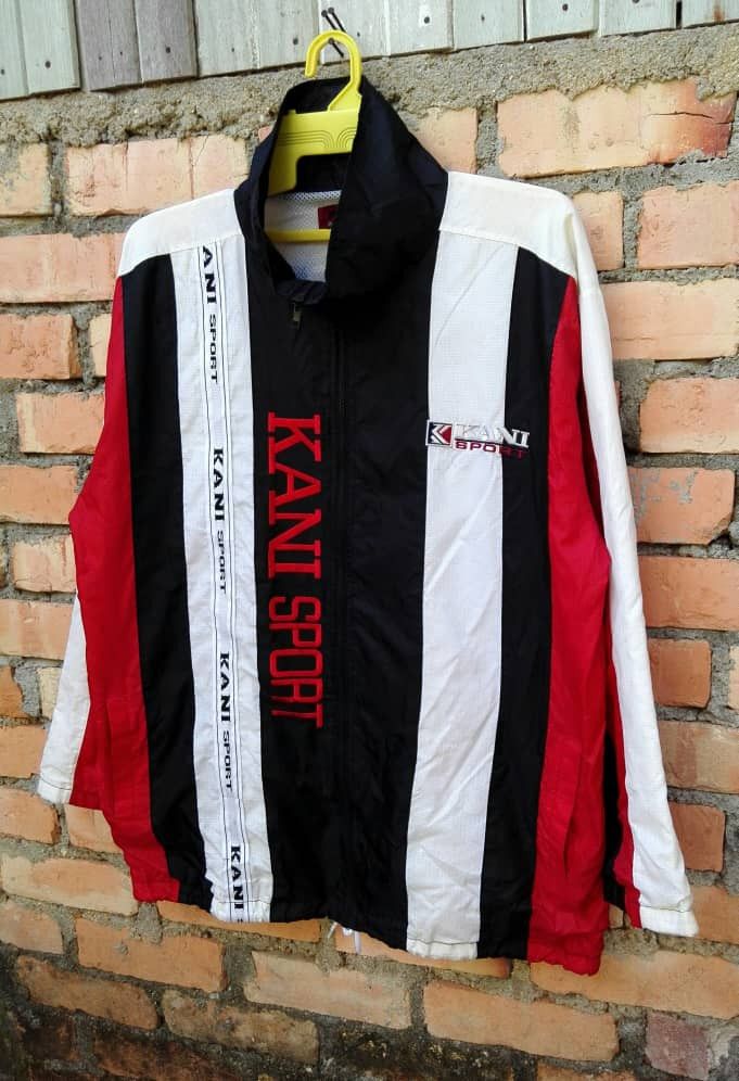 Karl Kani × Vintage Karl Kani sport Jacket Windbreaker Size US L / EU 52-54 / 3 - 2 Thumbnail