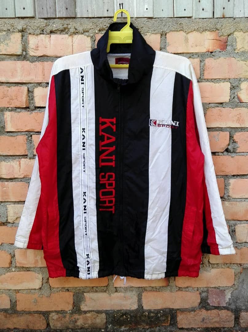 Karl Kani × Vintage Karl Kani sport Jacket Windbreaker Size US L / EU 52-54 / 3 - 1 Thumbnail