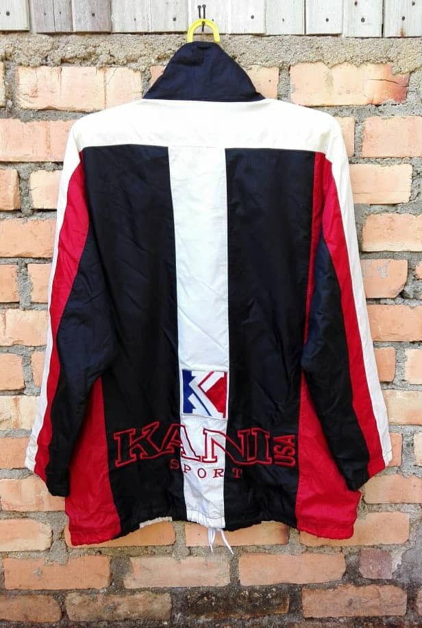 Karl Kani × Vintage Karl Kani sport Jacket Windbreaker Size US L / EU 52-54 / 3 - 3 Thumbnail