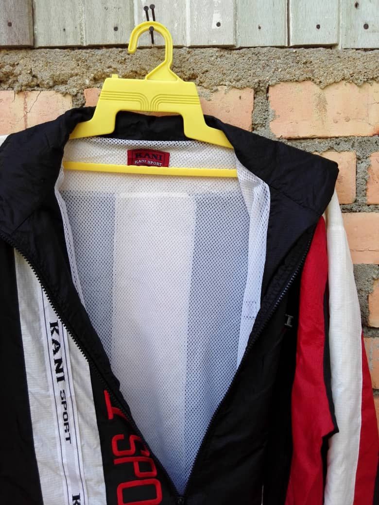 Karl Kani × Vintage Karl Kani sport Jacket Windbreaker Size US L / EU 52-54 / 3 - 4 Thumbnail