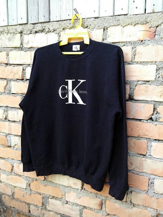Calvin Klein × Vintage Calvin Klein Jeans Pullover Medium Size Size US M / EU 48-50 / 2 - 2 Thumbnail