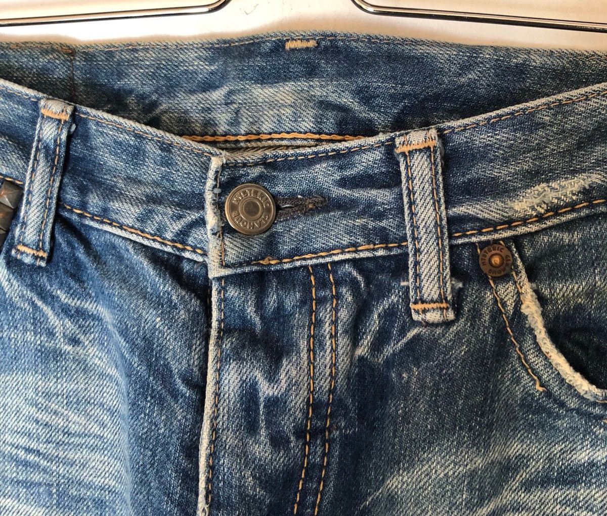 Hysteric Glamour Hysteric Glamour Selvedge Distressed Denim Jeans Trousers Size US 30 / EU 46 - 6 Thumbnail