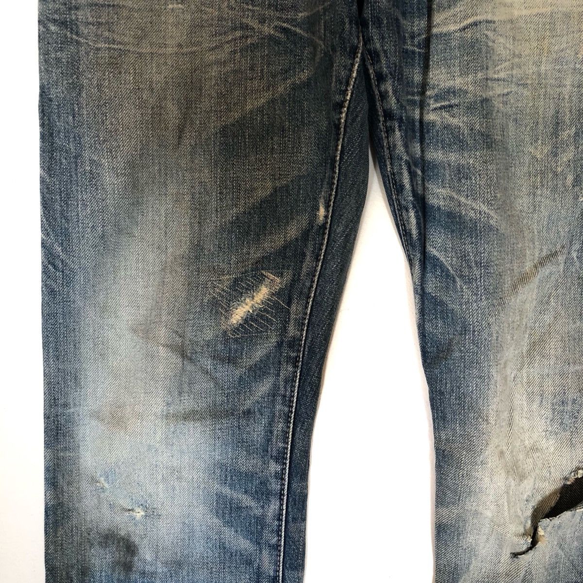 Hysteric Glamour Hysteric Glamour Selvedge Distressed Denim Jeans Trousers Size US 30 / EU 46 - 4 Thumbnail