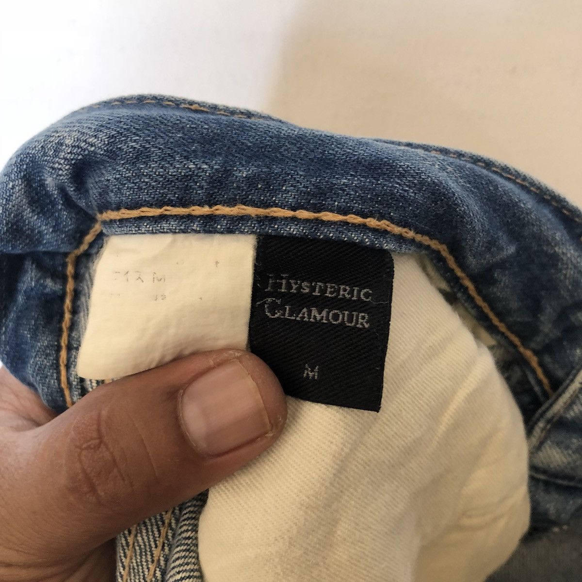 Hysteric Glamour Hysteric Glamour Selvedge Distressed Denim Jeans Trousers Size US 30 / EU 46 - 9 Thumbnail