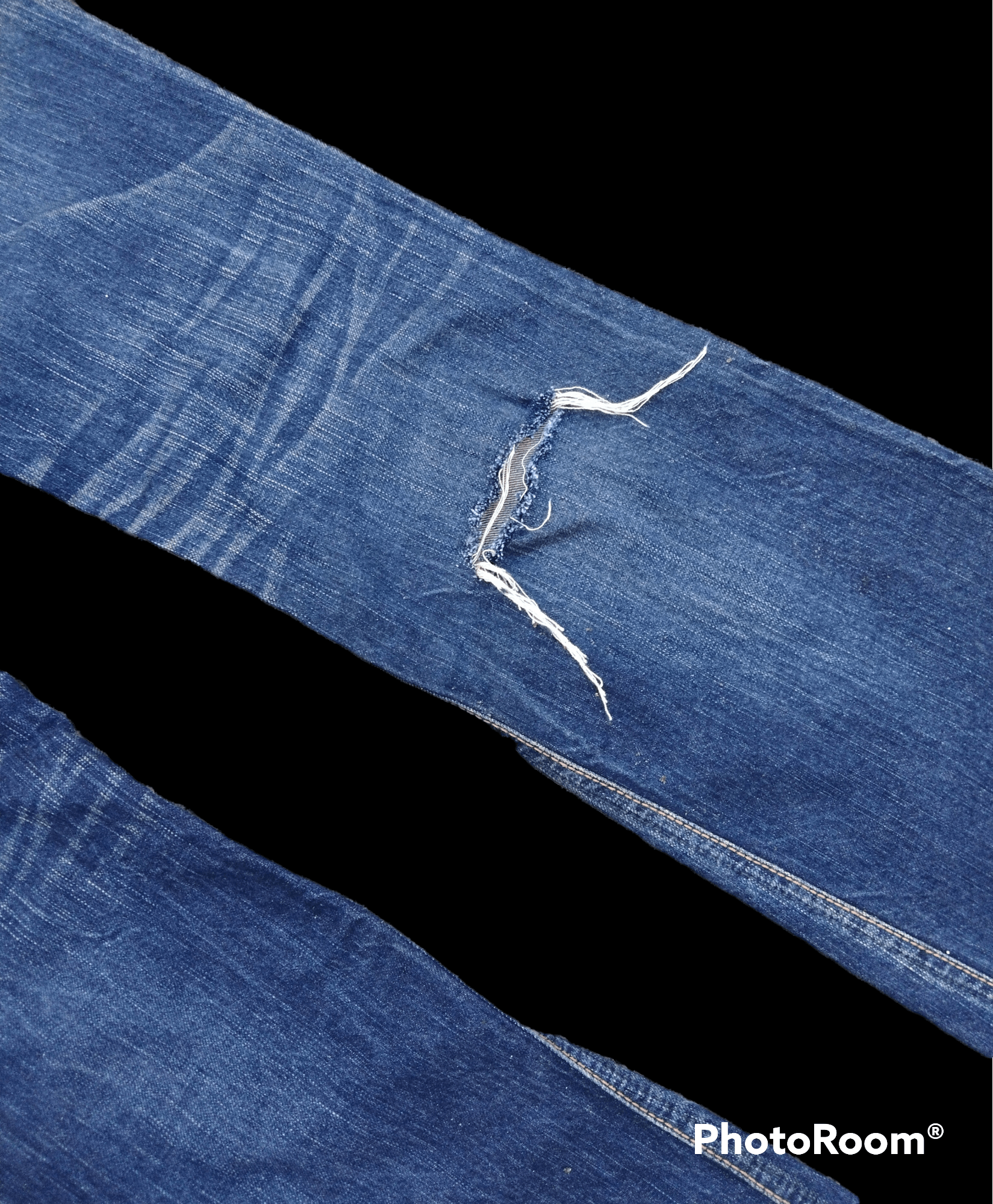 Other FLARED🔥DISTRESSED RIPED MADE IN JAPAN BLUE TRIP Size US 29 - 6 Thumbnail