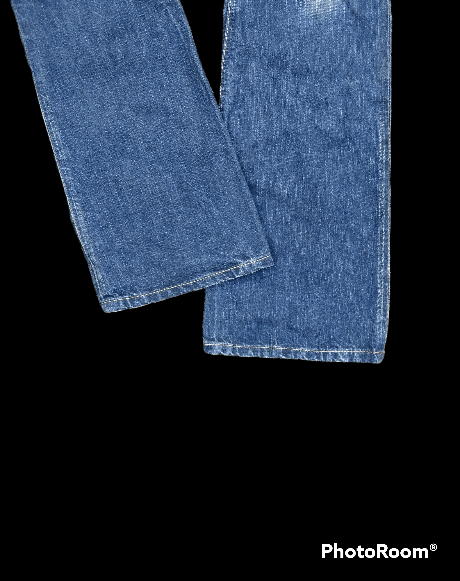Other FLARED🔥DISTRESSED RIPED MADE IN JAPAN BLUE TRIP Size US 29 - 7 Thumbnail