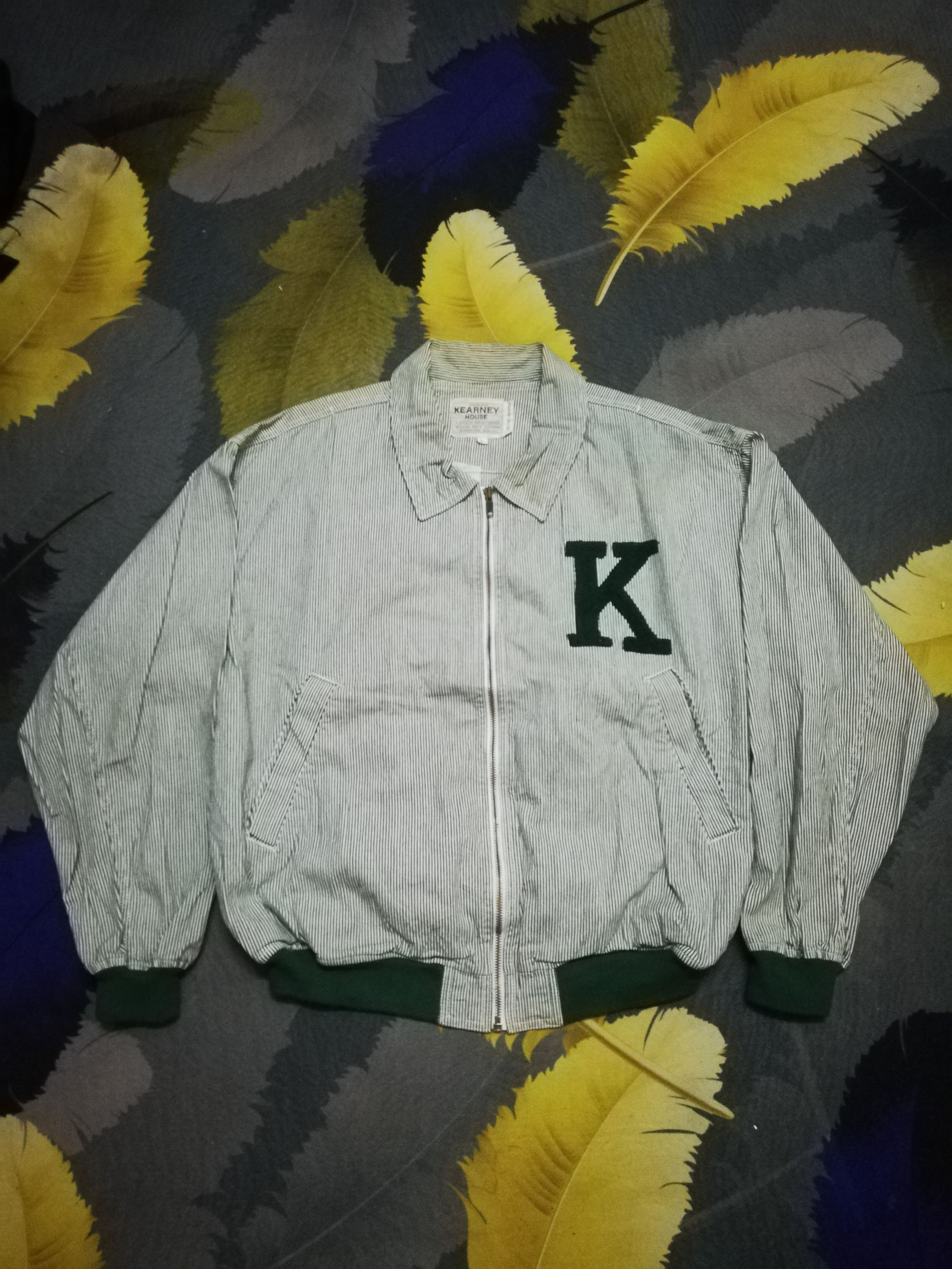 Vintage Vintage Kearney House Hickory Stripe Work Jacket Chenille Size US L / EU 52-54 / 3 - 2 Thumbnail