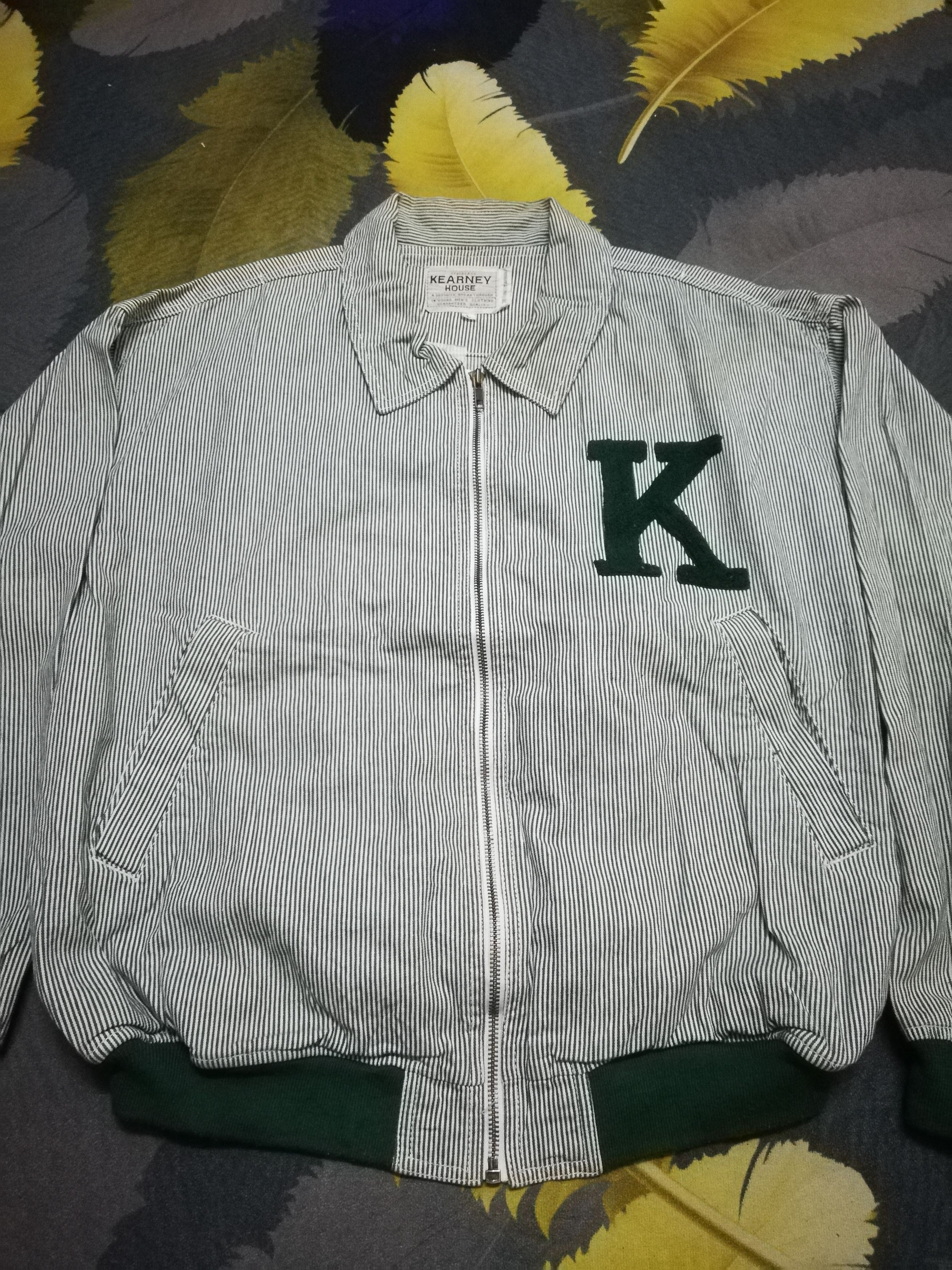 Vintage Vintage Kearney House Hickory Stripe Work Jacket Chenille Size US L / EU 52-54 / 3 - 3 Thumbnail