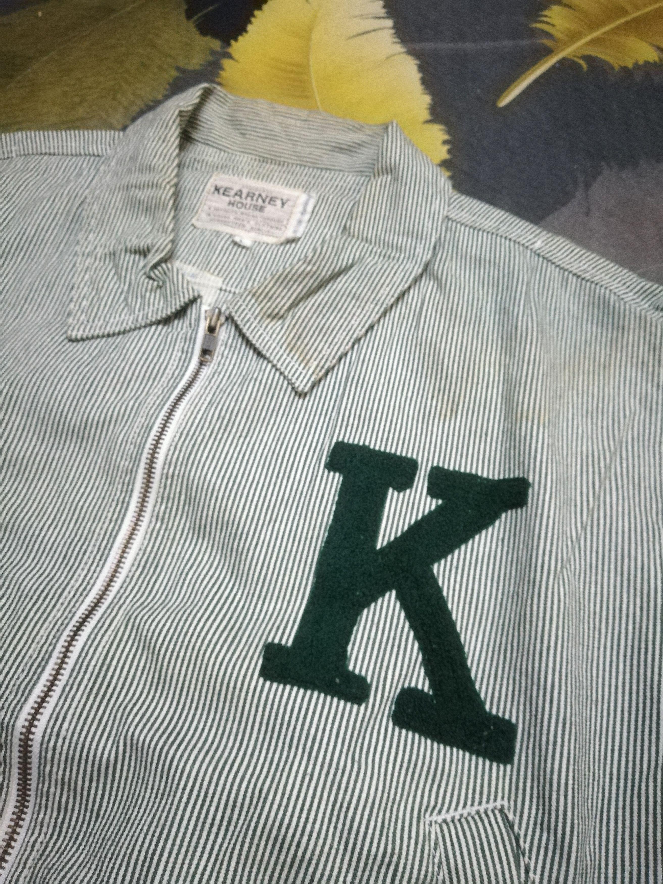 Vintage Vintage Kearney House Hickory Stripe Work Jacket Chenille Size US L / EU 52-54 / 3 - 4 Thumbnail