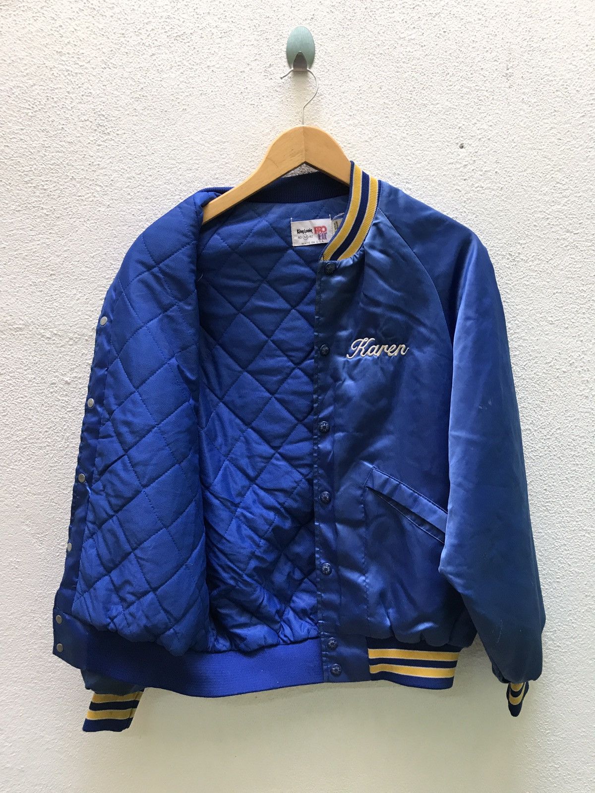 Vintage 🔊🔥FINAL DROP🔥 Rare vintage KING LOUIE SATIN JACKET Size US M / EU 48-50 / 2 - 7 Thumbnail