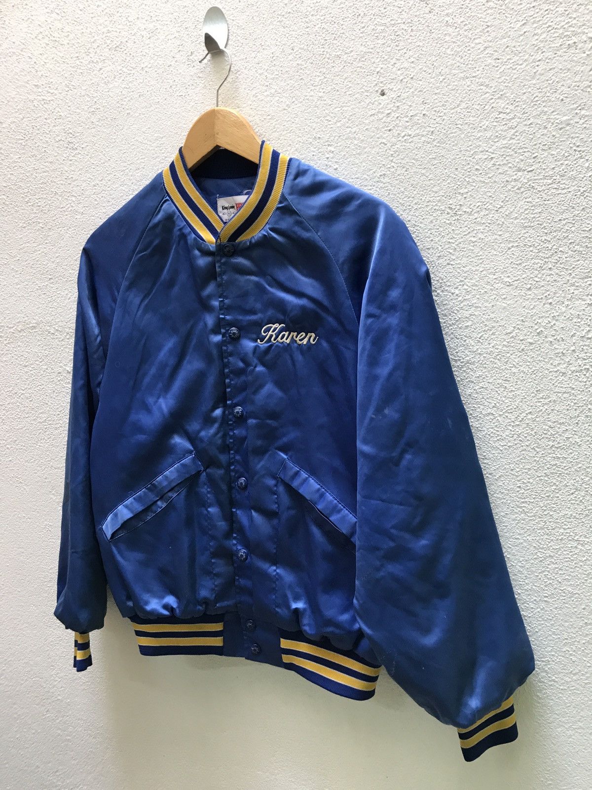 Vintage 🔊🔥FINAL DROP🔥 Rare vintage KING LOUIE SATIN JACKET Size US M / EU 48-50 / 2 - 6 Thumbnail