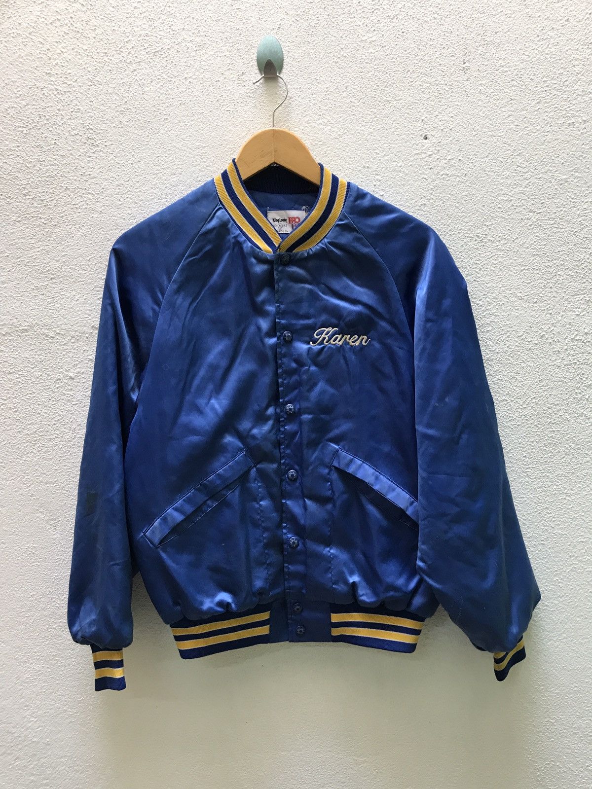 Vintage 🔊🔥FINAL DROP🔥 Rare vintage KING LOUIE SATIN JACKET Size US M / EU 48-50 / 2 - 4 Thumbnail