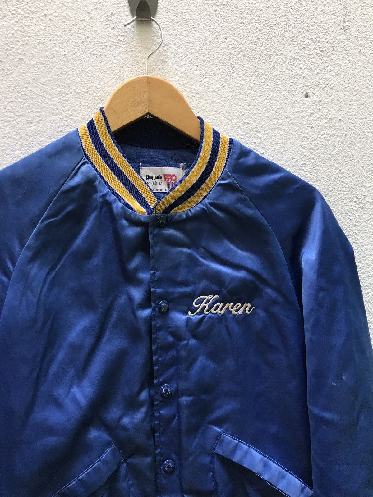 Vintage 🔊🔥FINAL DROP🔥 Rare vintage KING LOUIE SATIN JACKET Size US M / EU 48-50 / 2 - 8 Thumbnail