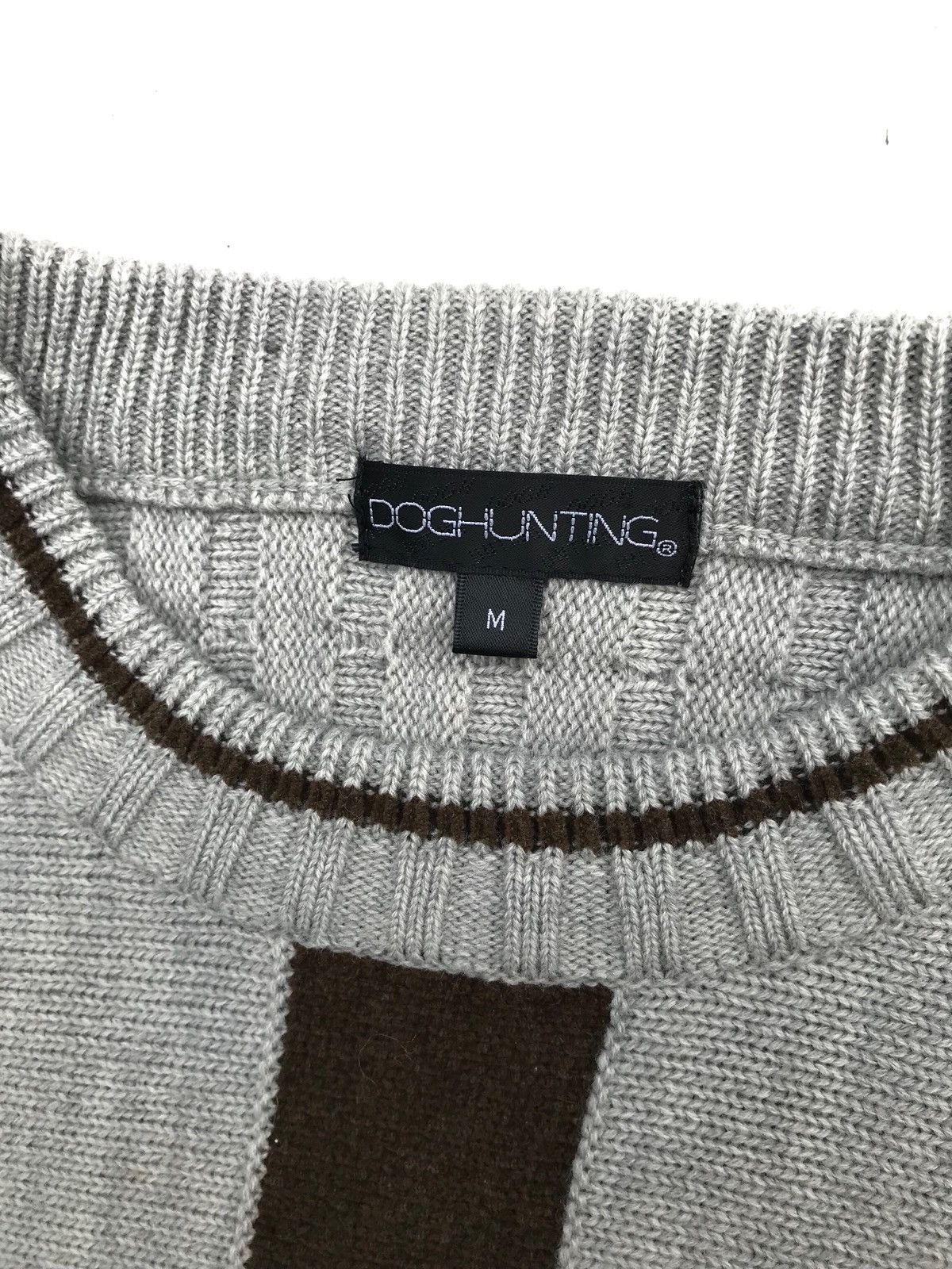 Japanese Brand × Vintage Vintage DOGHUNTING Hand Knit Sweater Size US M / EU 48-50 / 2 - 5 Thumbnail