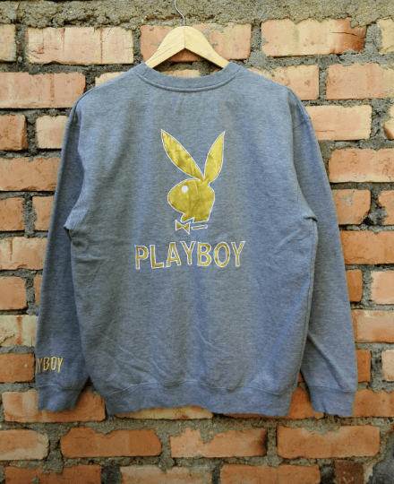 Playboy × Vintage Playboy Bunny Sweatshirt Medium Size Size US M / EU 48-50 / 2 - 1 Thumbnail
