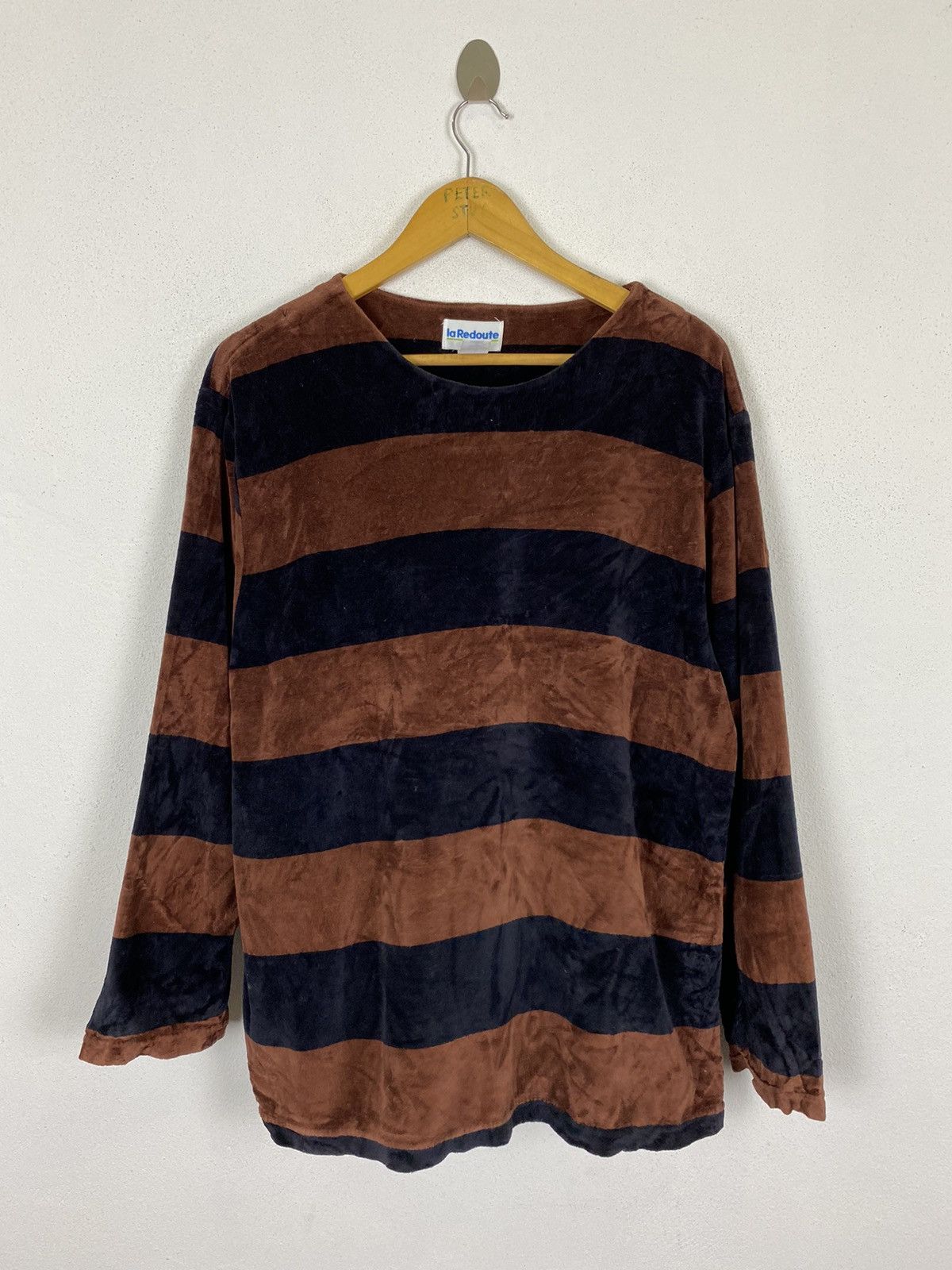 Vintage VINTAGE LA REDOUTE VELVET T-SHIRT Size US M / EU 48-50 / 2 - 2 Thumbnail