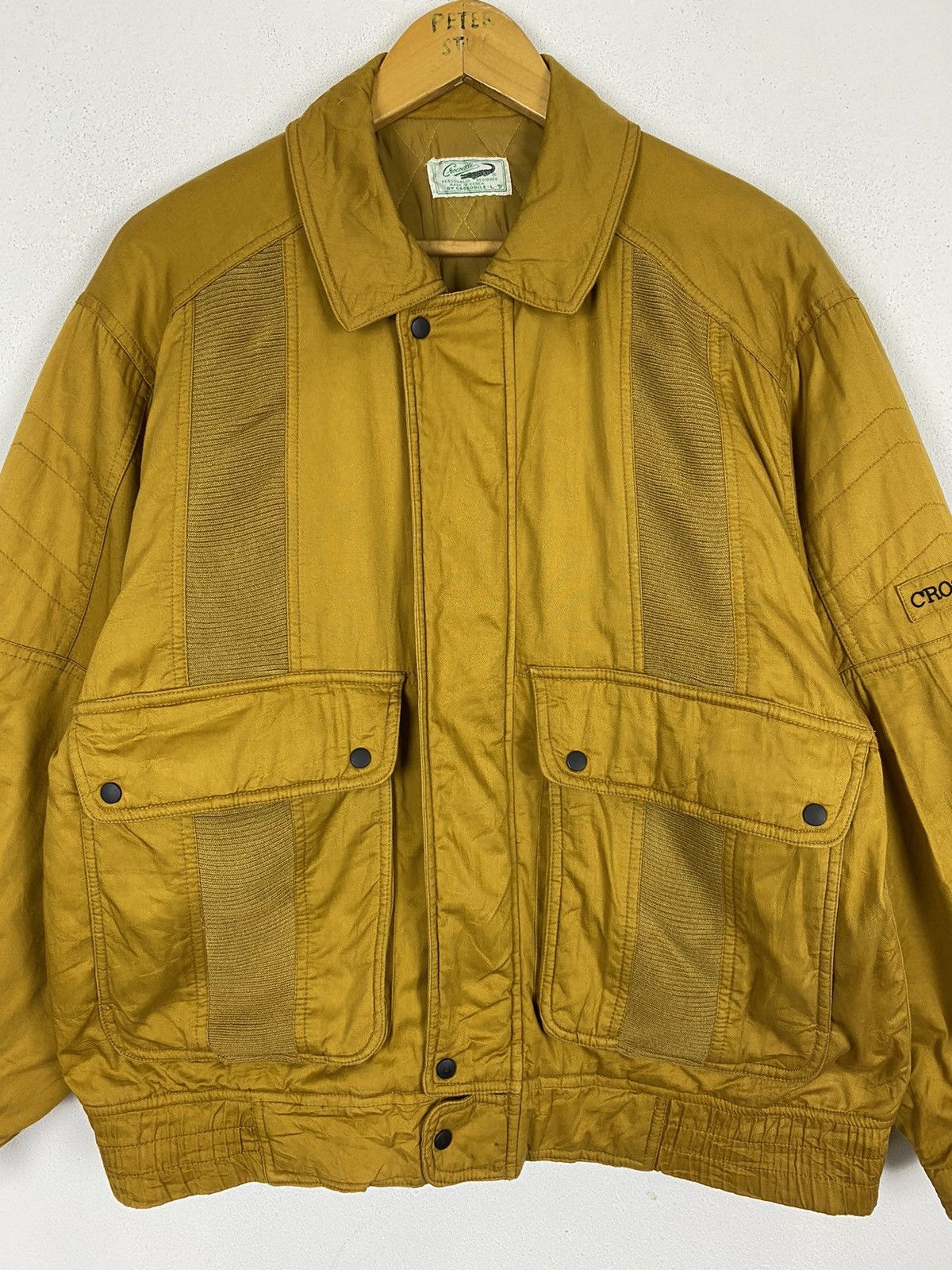Japanese Brand × Vintage VINTAGE CROCODILE BOMBER JACKET STYLE Size US L / EU 52-54 / 3 - 3 Thumbnail