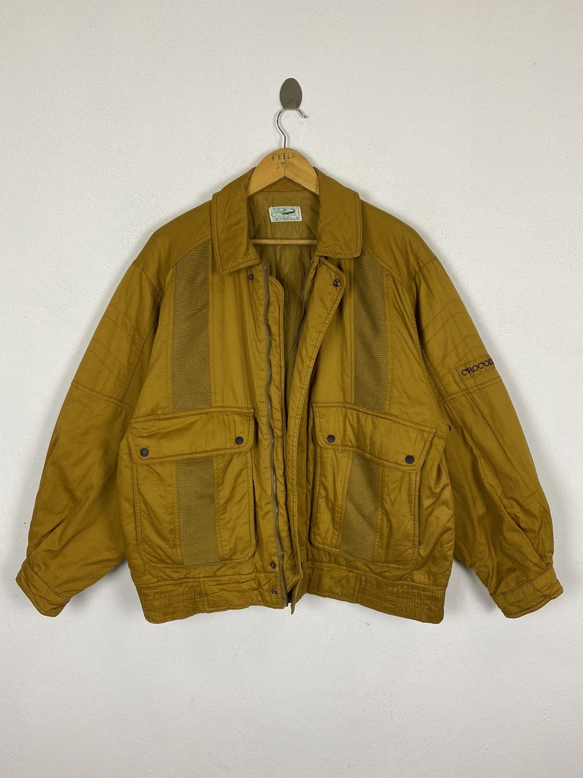 Japanese Brand × Vintage VINTAGE CROCODILE BOMBER JACKET STYLE Size US L / EU 52-54 / 3 - 4 Thumbnail