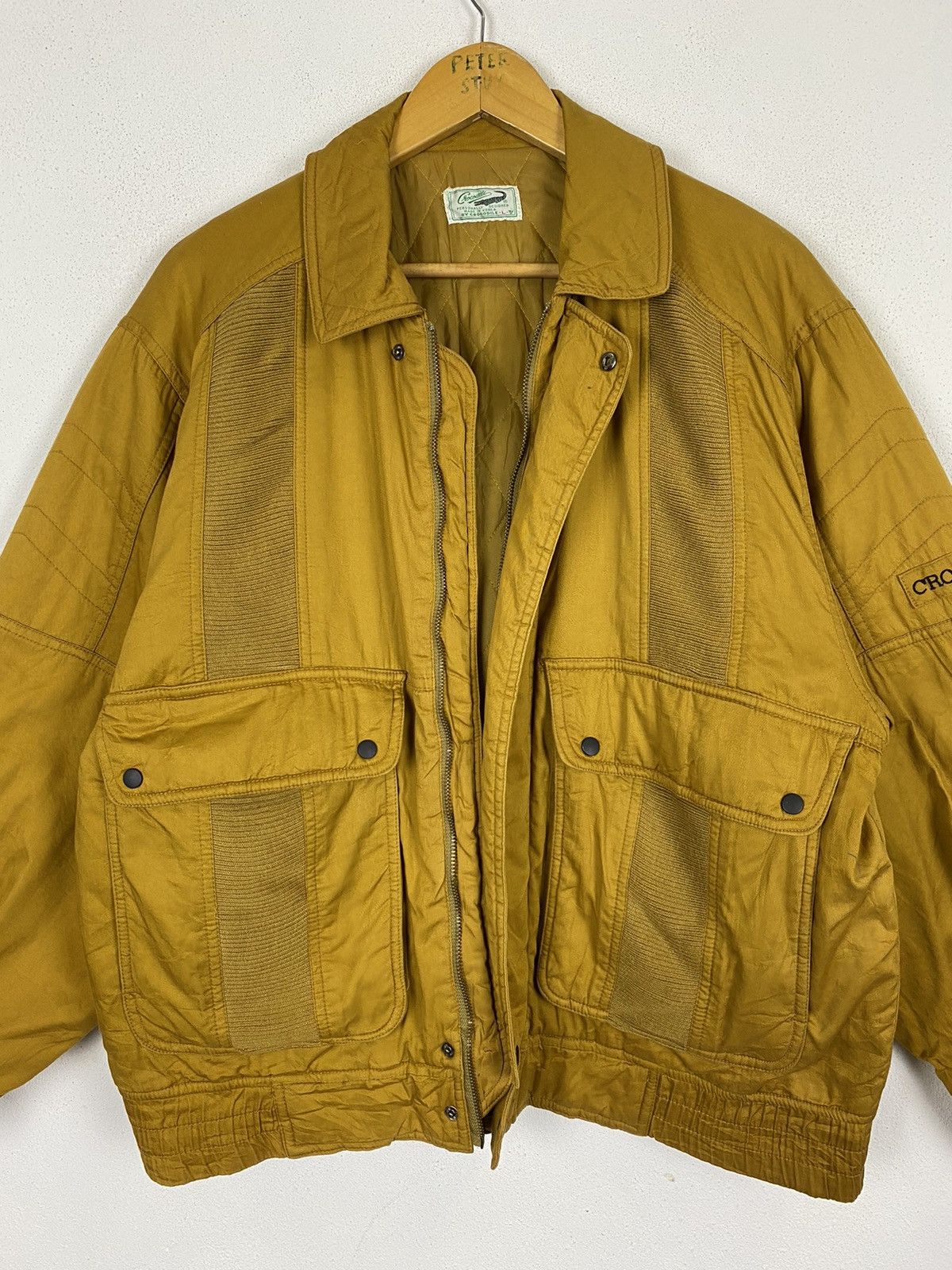 Japanese Brand × Vintage VINTAGE CROCODILE BOMBER JACKET STYLE Size US L / EU 52-54 / 3 - 5 Thumbnail