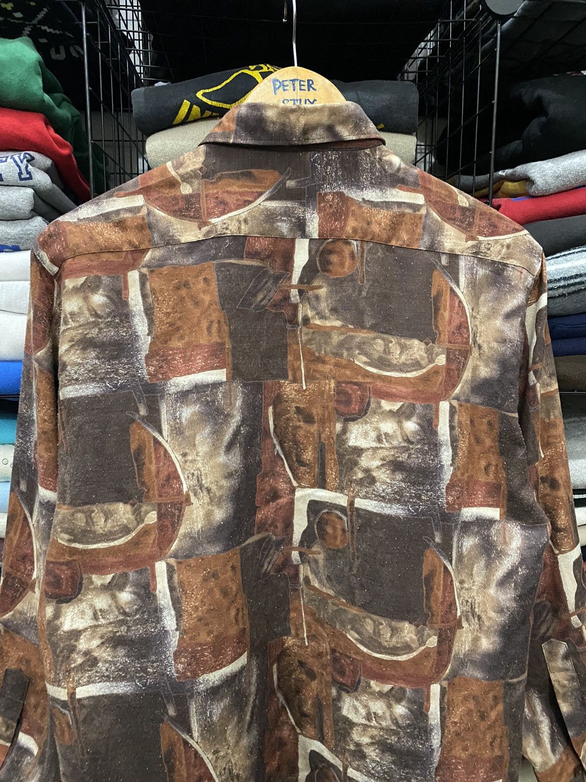 Vintage VINTAGE NOUVELLE PRINTED SHIRT NICE DESIGN Size US M / EU 48-50 / 2 - 4 Thumbnail