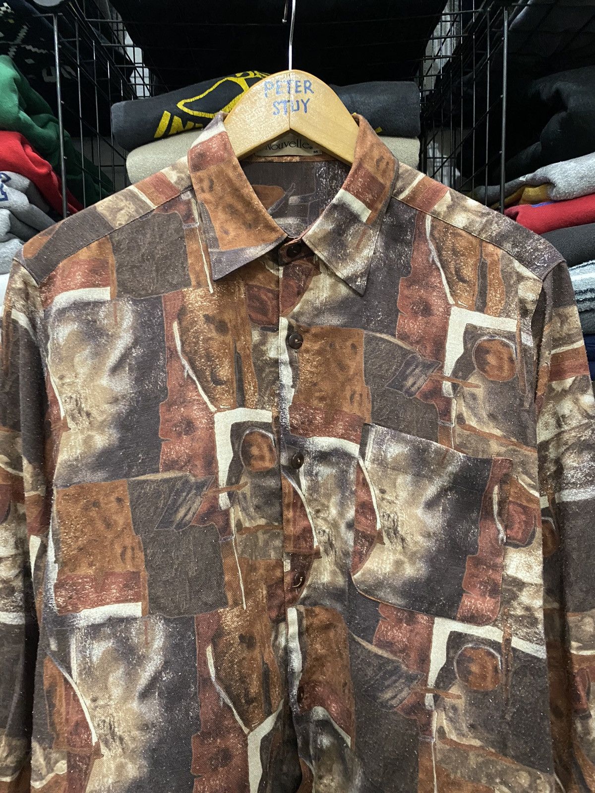 Vintage VINTAGE NOUVELLE PRINTED SHIRT NICE DESIGN Size US M / EU 48-50 / 2 - 2 Thumbnail