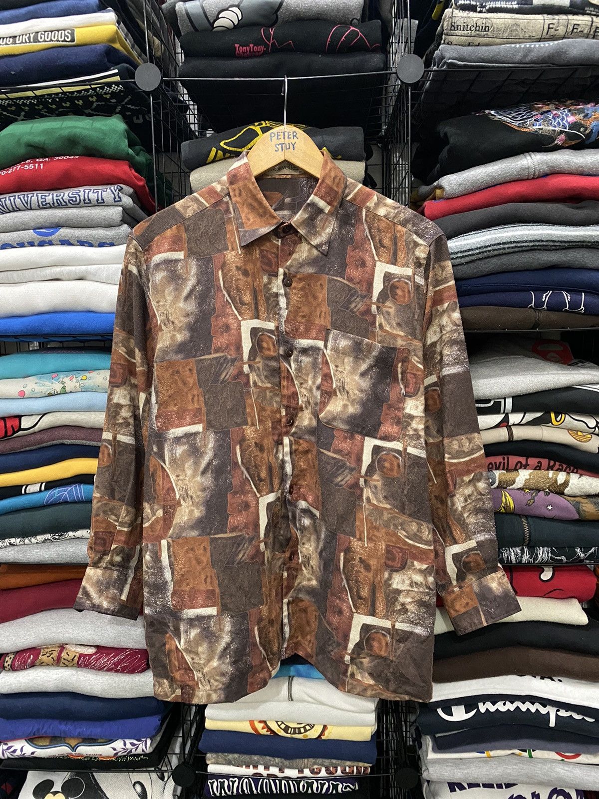 Vintage VINTAGE NOUVELLE PRINTED SHIRT NICE DESIGN Size US M / EU 48-50 / 2 - 1 Thumbnail