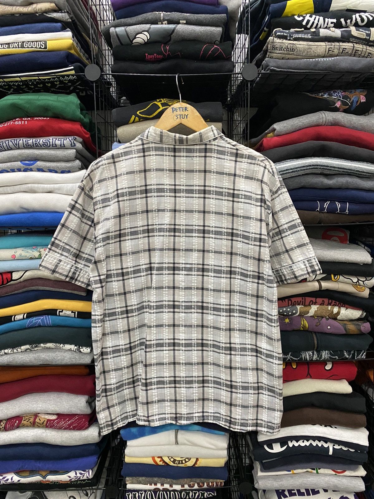 Vintage VINTAGE GIANNI VALENTINO FLANNEL SHIRT Size US M / EU 48-50 / 2 - 2 Thumbnail