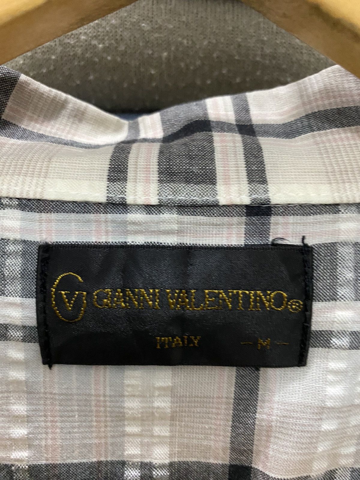 Vintage VINTAGE GIANNI VALENTINO FLANNEL SHIRT Size US M / EU 48-50 / 2 - 8 Thumbnail
