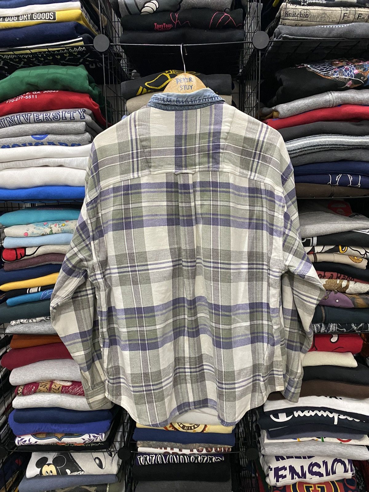Flannel × Japanese Brand × Vintage VINTAGE FRYDAY CLUB by NRK FLANNEL JACKET Size US M / EU 48-50 / 2 - 3 Thumbnail