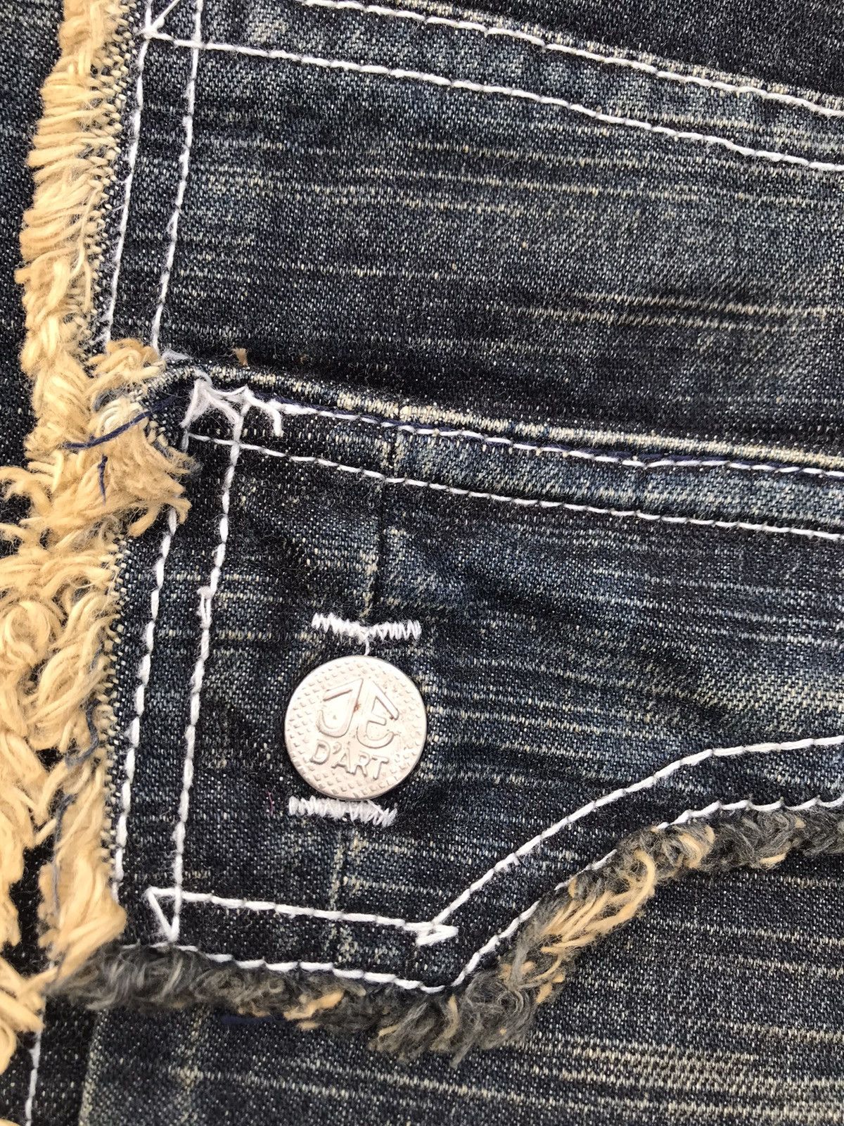 Other Jeans de Art Cargo Multipocket Bondage Distressed Denim Pant Size US 31 - 5 Thumbnail
