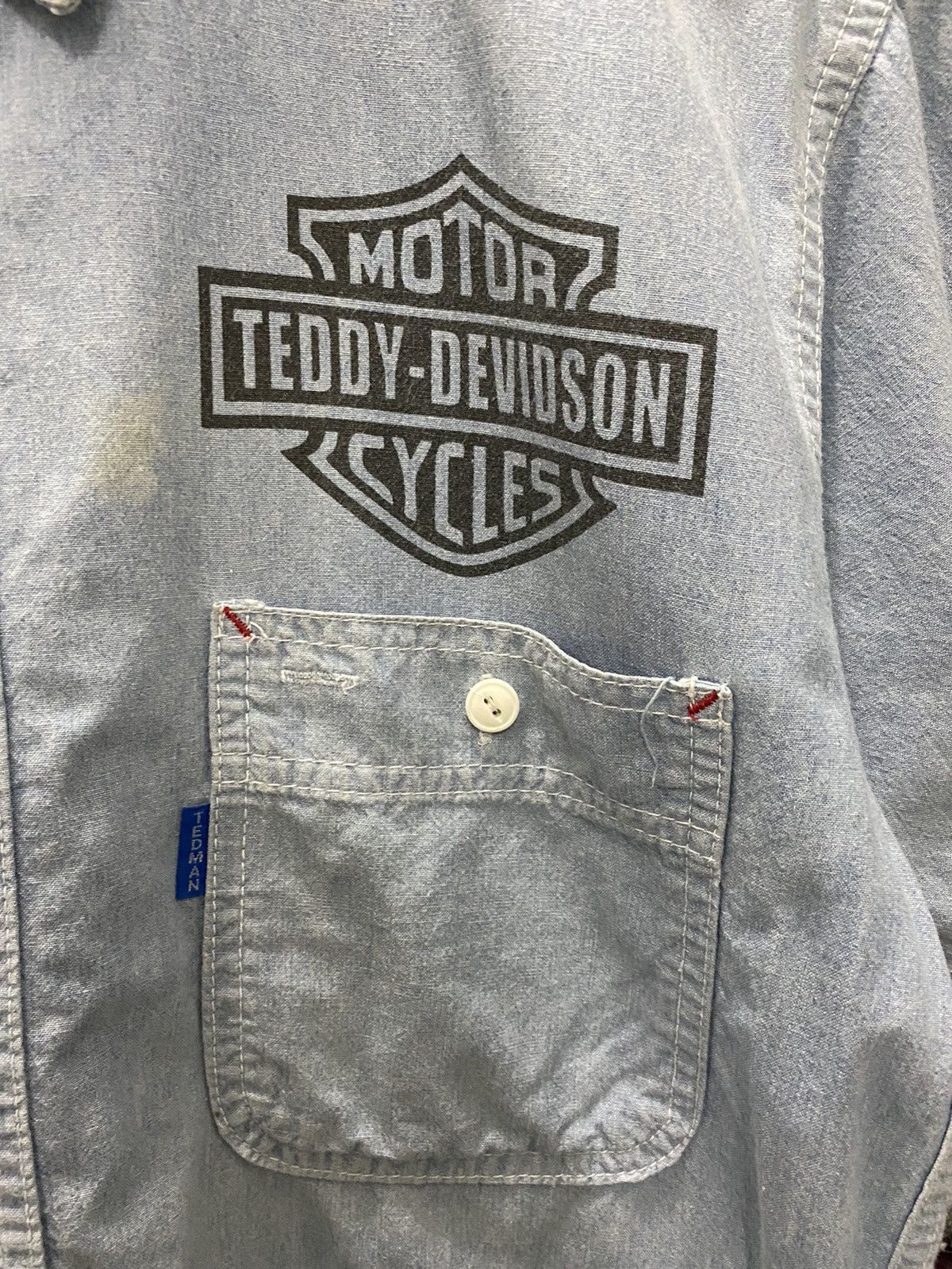 Tedman × Vintage VINTAGE TED COMPANY DENIM SHIRT Size US M / EU 48-50 / 2 - 5 Thumbnail