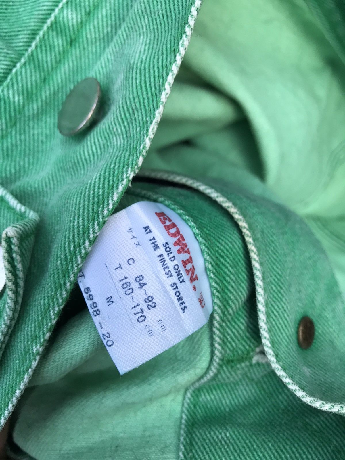Edwin Rocky Mountain by Edwin Green Denim Jacket Size US S / EU 44-46 / 1 - 10 Thumbnail